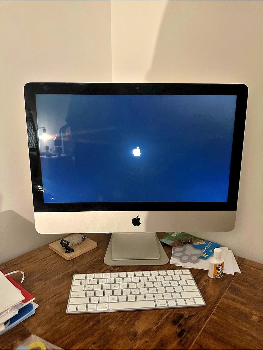 2017 Apple iMac 21.5-inch Desktop Computer Silver & Black